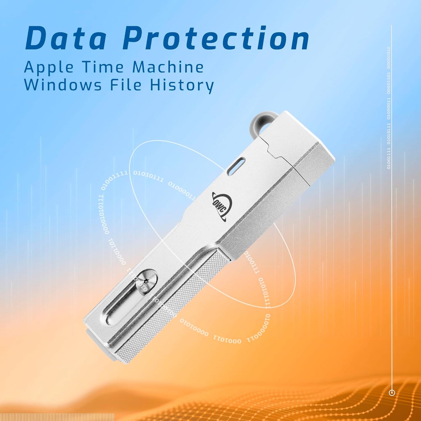 OWC Envoy Pro Mini 1TB (10Gb/s) SSD, Up to 940 MB/s Speed, Portable Flash Drive with USB-C and USB-A, Compatible with Mac, PC, Xbox, PS5, Professional Stick for Gaming, Storage, and Backup