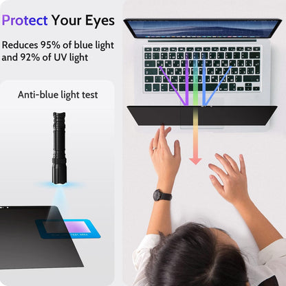 Magnetic Privacy Screen for MacBook Pro 13 Inch (2012-2015), Removable Anti Blue Light Glare Peep Filter Black out Screen Protector for Mac 13In Laptop Model (A1278, A1425, A1502)