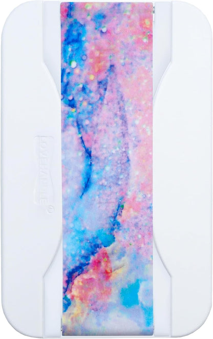 LoveHandle PRO MagSafe Compatible Magnetic Phone Grip - Phone Strap - Mount, Handle and Kickstand for Smartphone and Tablet - Magic Marble - Eligible for All MagSafe Devices