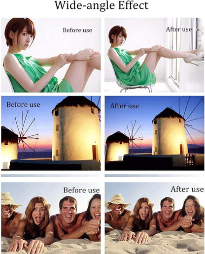 3 in 1 Cell Phone Camera Lens Kit Wide Angle Macro Fisheye Lens for iPad iPhone Samsung Android and Most Smartphones