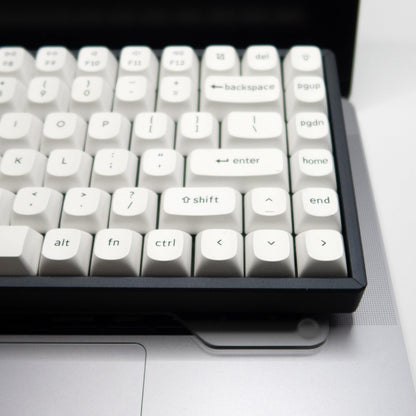 Kado Lift Riser Acrylic for External Keyboard, Frosted Transparent, Office Gaming Laptop Keyboard Cover Mechanical 40%/60%/65%/70% Stand Holder Made for MacBook Air/Pro 13"/14"/15"/16"