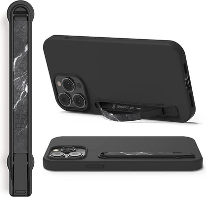 SleekGrip Premium, Swappable Phone Stand & Grip- Ultra Thin Convertible Grip Holder Fits Most iPhone and Android Cases, Phone Strap Compatible with Wireless Chargers and Car Mounts
