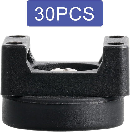 Yookeer Magnetic Zip Tie Mount Base Black Magnetic Cable Clips Wire Holder Multipurpose Cable Ties Management Base Electrical Supplies for Wire