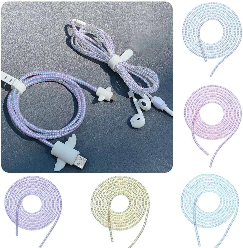 Spiral Cable Protector, 1.5m (4.92ft), Blue