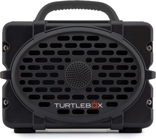 Turtlebox Original Gen 3: Portable Outdoor Bluetooth Speaker – Ultra-Loud (120dB), Waterproof (IP67), Rugged, Impact-Resistant, 3-Day Battery | Party Mode: Unlimited Pairing Stereo, Gray/Gray