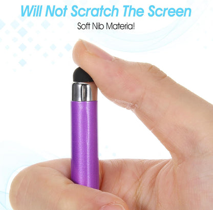 30PCS Replacement Rubber Tips for Stylus pens, Black Silicone Tips for Stylus Pens, High Sensitivity Stylushome Tip, No Scratches, Universal (0.19In,0.23In,0.27In)