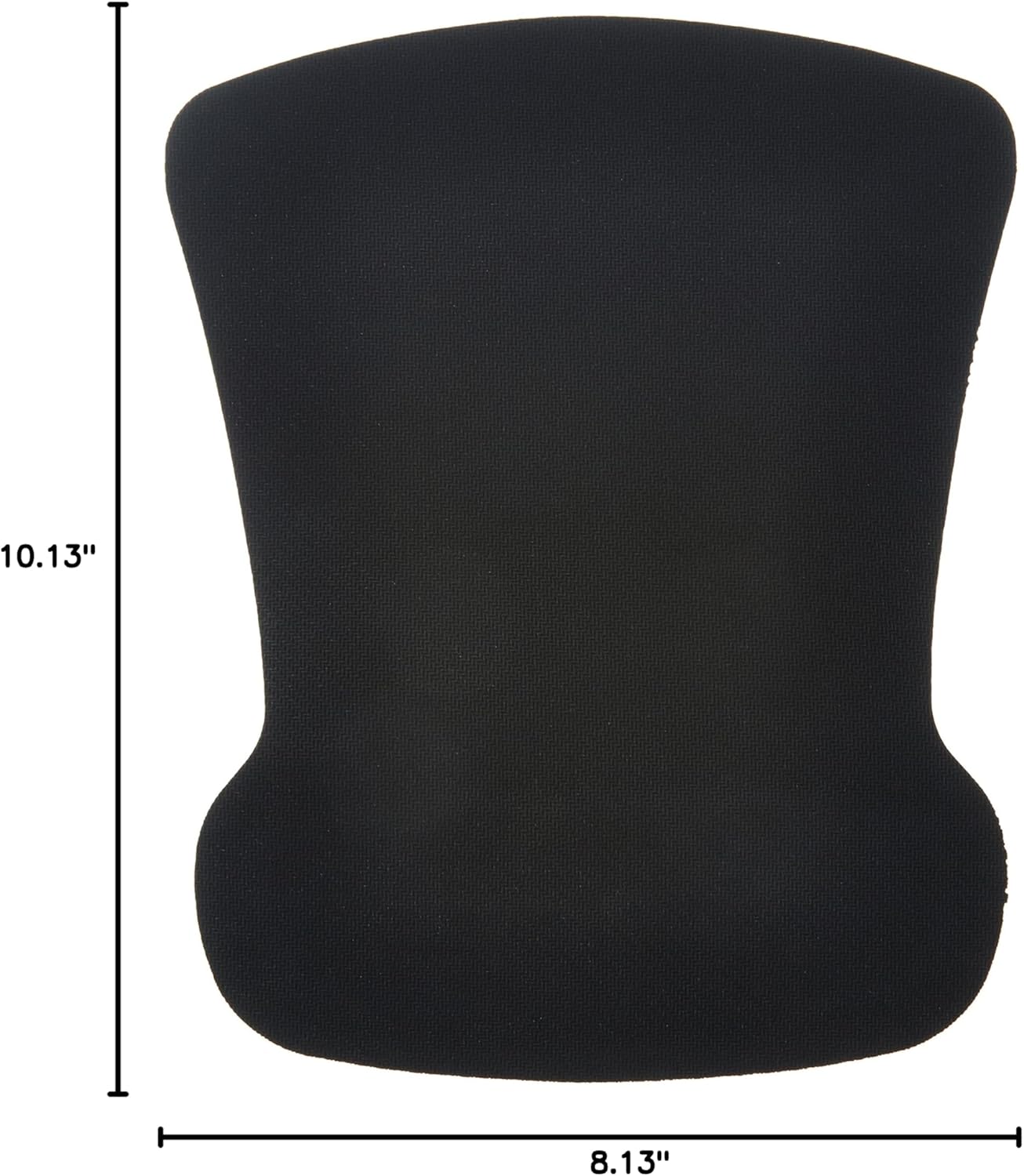 Amazon Basics Rectangular Gel Computer Mouse Pad with Wrist Support Rest, Small, Pack of 20, Black