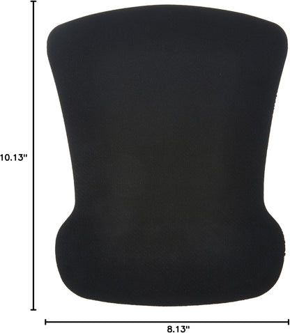 Amazon Basics Rectangular Gel Computer Mouse Pad with Wrist Support Rest, Small, Pack of 20, Black