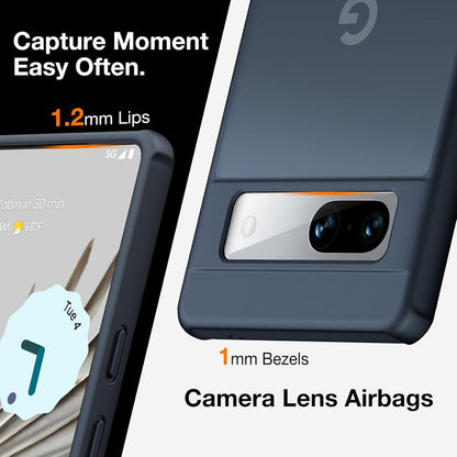 TORRAS Marsclimber for Google Pixel 7a Case [8FT Military-Grade Protection] [3 Stand Ways] with Firm Kickstand Comfortable and Non-Slip Gripping for Google Pixel 7a Phone Case Slim 5G 6.1 inch, Black