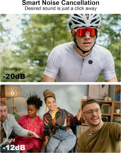 Mini Microphone for iPhone Android, Wireless Mic with 40H Battery, Noise Cancellation, 48KHz 16-Bit, 164ft Range, Magnetic & Clip on Lavalier Microphone for Video Recording, YouTube, Tiktok, Vlogging