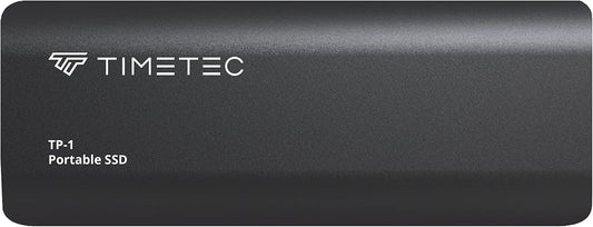 Timetec 512GB Portable External SSD USB3.2 Gen2 Type C Up to 550MB/s Ultra-Light Aluminum Mini External Solid State Drive with USB C to A Cable/USB A to C adapter for Desktops/Laptop/Mac/Mobile- Black
