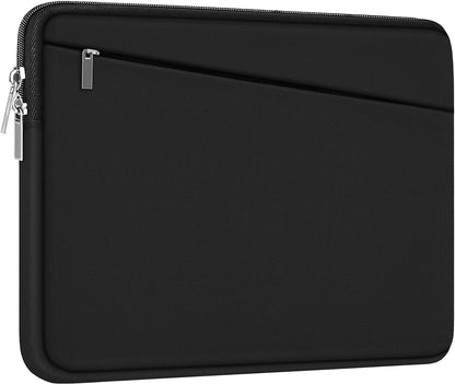 Laptop Sleeve 14 inch, Durable Computer Carrying Bag Protective Case Briefcase Handbag with Front Pocket, Slim Laptop Case Cover for Compatible with MacBook Air/Pro 14 inch Notebook Computer, Black