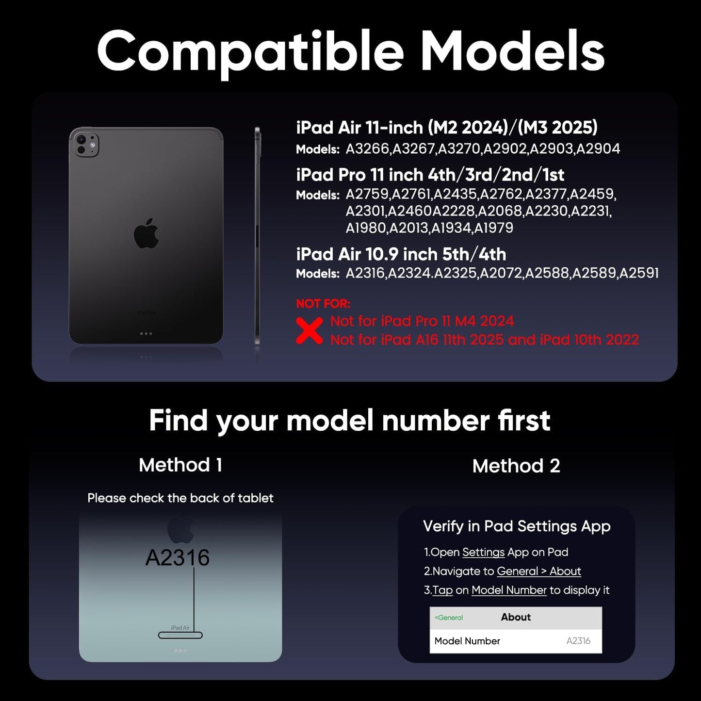 doqo for iPad Air 11 and iPad Pro 11 case with Keyboard,360° Rotatable Keyboard case for iPad Air 11 M3/M2,air 5th,4th 10.9,iPad Pro 11(4th,3rd,2nd,1st Gen) with Multi-Touch Trackpad (Gray)