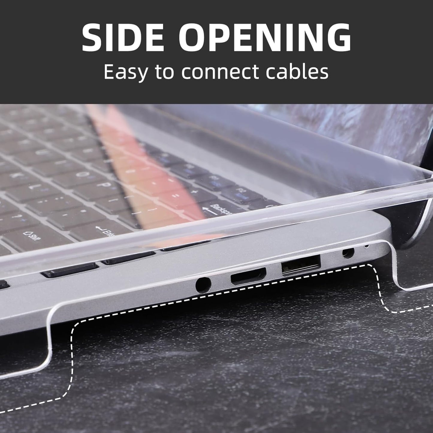 TOYANDONA Acrylic Keyboard Protector Protective Cover Transparent Laptop Protector Versatile Keyboard Cover for Desktop and Laptop Durable and Easy to Clean