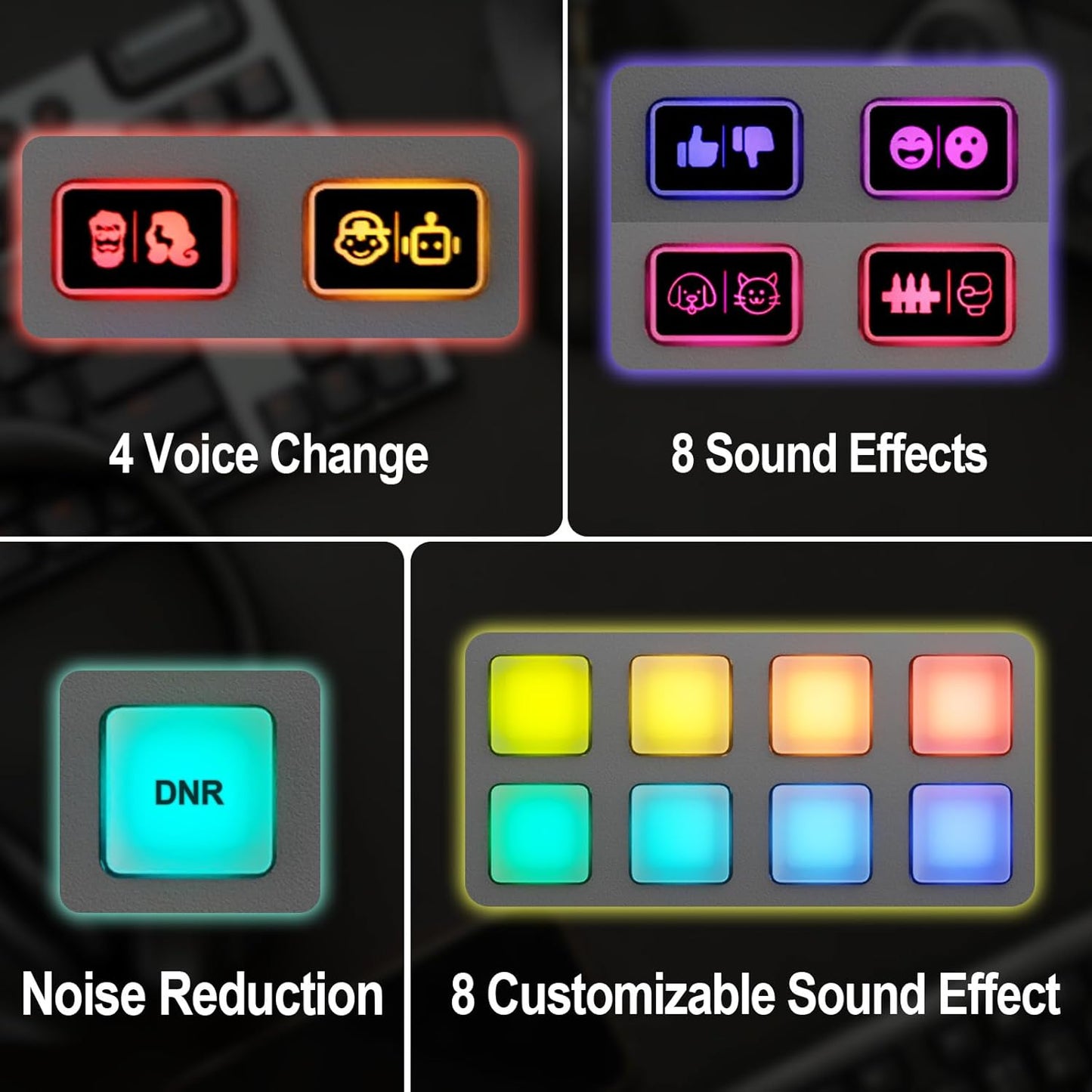 Podcast Equipment Bundle for 2 with Dual XLR-3.5 Condenser Micophones with Mic Pop Filters Audio Equipment for Live Streaming/ Recording, Online Gaming for Phone/ Laptop/ PC Audio Interface M100