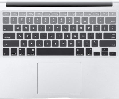 Allinside Gray Ombre Keyboard Cover Skin for MacBook Pro 13" 15" 17" (2015 or Older Version), MacBook Air 13" A1369/A1466, Older iMac Wireless Keyboard MC184LL/B