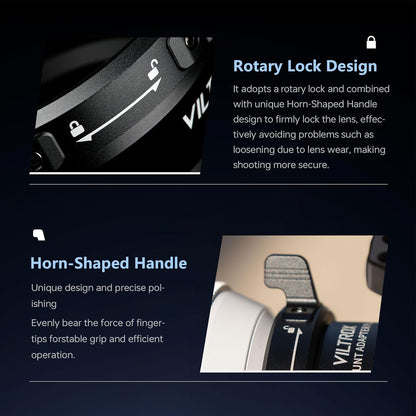 VILTROX PL-Z Lens Adapter, Lens Converter Ring Camera Lens Mount Adapter Ring Compatible with PL Lens to to Z Mount Nikon Mirrorless Camera Z5 Z50 Z6 Z6II Z7 Z7II Zfc