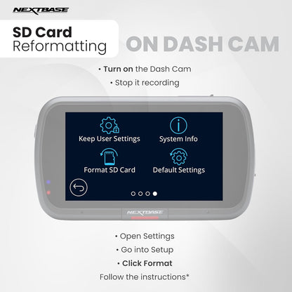 NEXTBASE Acc – Series 2 – 256GB U3 Micro SD Card with Adapter