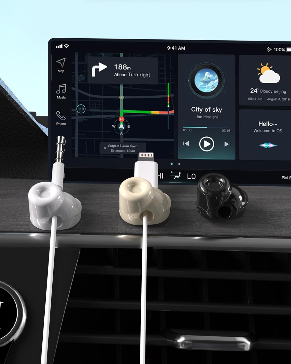 Magnetic Cable Clips, Adjustable Cord Holder Management, Adhesive Wire Keeper Organizer for Home Office Desk Phone PC Car Wall Desktop Nightstand Appliance (9-Pack Beige Shoes)