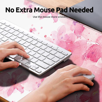 Mysterious Raccoon Gaming Mouse Pad, Large Office Desk Mat, Anti-Slip Rubber Base Mousepad for Computer Laptop Keyboard, Smooth Desk Pad for Home Office Gamer Work Accessories 31.5" x 11.8"