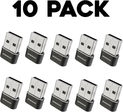 USB to USB C Adapter - iPhone 15, 16 Charging and Data Converter Type C Female to Type A Male, Compatible with Samsung Galaxy, iPad, Apple Watch