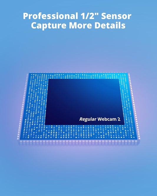 LOVENSE Webcam 2 4k for PC, Live Streaming Camera 1/2" Sensor True Focus Al Noise Canceling, Hand Gesture Control, Mobile Control, Auto Framing, Customizable Audio Modes, Microphones, Privacy Control