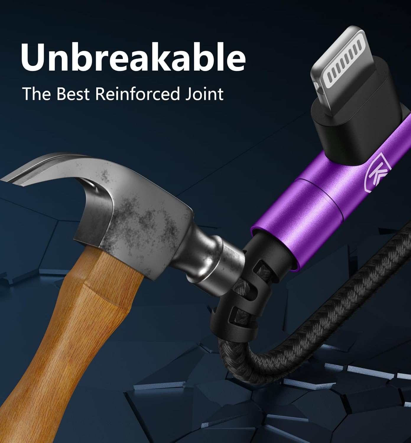 90 Degree USB C to Lightning 10FT, iPhone Charger Cables [Apple MFi Certified] 3Pack Fast Charging Cord, Nylon Braided USB C Lightning Cable Compatible with iPhone 14/13/12/11/Pro Max/Plus/8/7-Purple