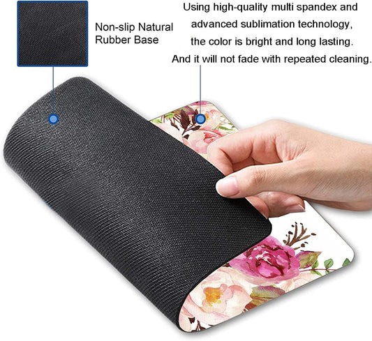 Hokafenle Mouse Pad Motivational, Cute Floral Mouse Pad with Inspirational Quote, You Got This Mousepad Design, Mouse Mat Square Waterproof Non-Slip Rubber Base Mouse Pads for Office Home Laptop