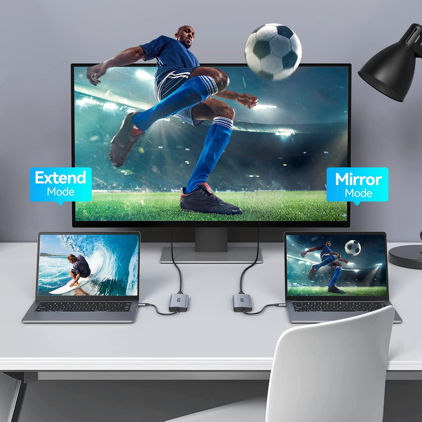 USB C Hub, Acodot 9 in 1 USB C to 4K@60HZ HDMI Multiport Adapter, 3 USB 3.0 Ports, SD/TF Card Reader, 100W PD, Desigend for MacBook Pro Air HP XPS and Other Type C Devices