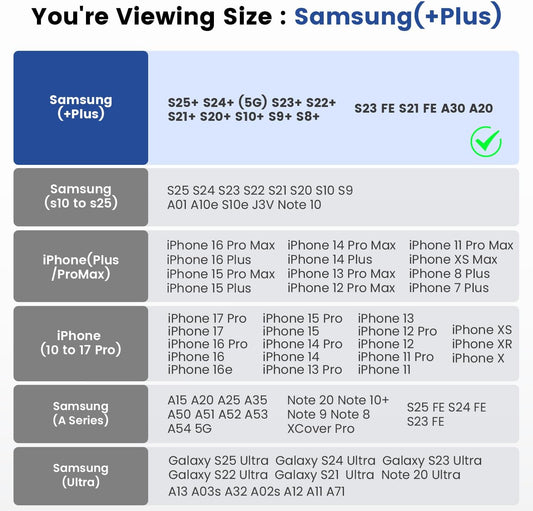 DeBin Case for Samsung Galaxy S25+ Plus, 5G S24+ S23+, S22+, S21+, S20+ S10+ S8+ S9+, S23 FE, S21 FE, A20, A30, Cell Phone Belt Holster Clip Carrying Pouch Holder Cover (Fits Otterbox Commuter) Black