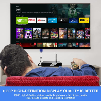 VGA to VGA Monitor Cable 15 Pin Male to Male Computer Cord Support 1080P Full HD for Laptop TV Projector - 6 Feet(10 Pack)