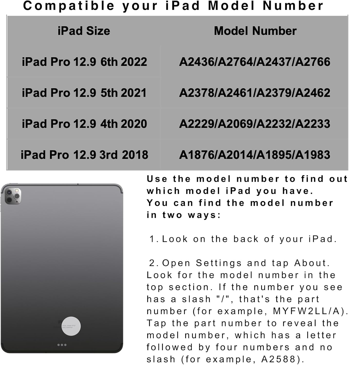 Keyboard Case for iPad Pro 12.9 inch 6th Generation 2022 5th 2021/4th 2020/3rd 2018 Gen,360 Rotatable Wireless Folio 180 Swivel Stand Hard Cover Rose Gold