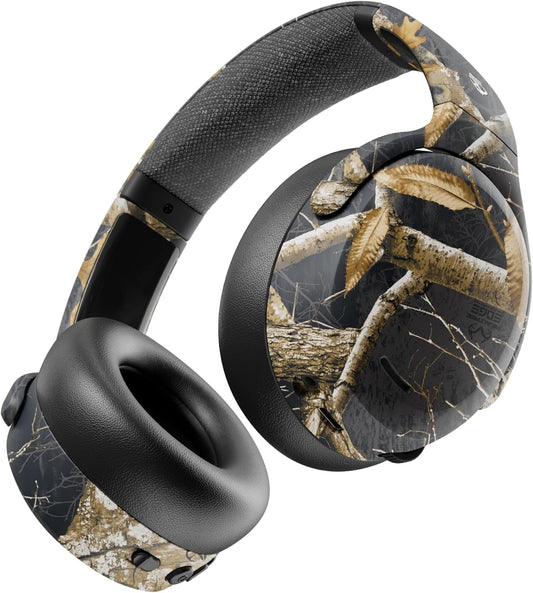 Skullcandy Crusher ANC 2 Wireless Over-Ear Bluetooth Headphones with Multi-Sensory Bass, Active Noise Cancelling, Up to 60 Hours Battery, Microphone for iPhone Android - Realtree Edge Colors Black