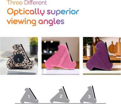 Flippy Tablet Pillow Stand - Cushion Tablet Stand & Holder, Bed Support for Lap and Desk, Compatible with Phone & Book Reading: Kindle, iPad Pro, iPhone & Samsung - Nebbiolo