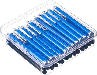 Outus 36 Pcs Stylus Pen for Universal Capacitive Touch Screens Devices, Stylus Pen Compatible with Tablet for Classroom Travel Olders Friendly(Dark Blue,Black)