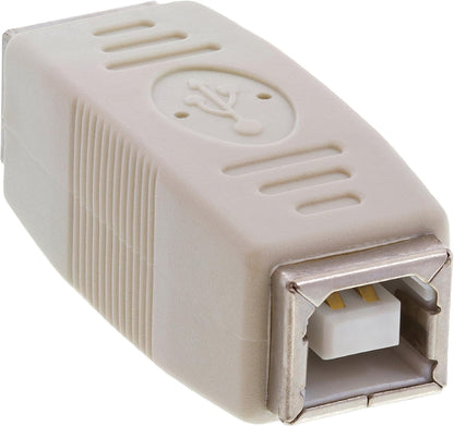 Cmple - USB B to B Adapter USB 2.0 Female to Female Coupler Jack to Jack Connector Converter for Printer Cable Scanner HDD External Hard Drive