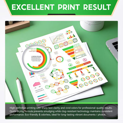 936e 936XL Ink Cartridges Set 4-Pack with Chip High Yield Replacement for HP 936 936e Ink Works with HP OfficeJet Pro 9125e 9135e 9110b 9128e 9130b 9122e 9120e 9730e Printers Black Cyan Magenta Yellow