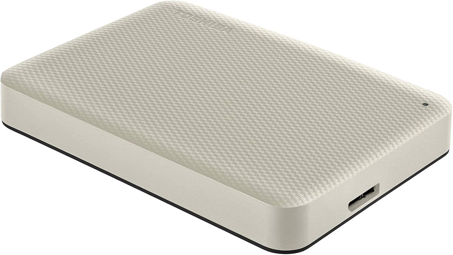 Toshiba Canvio Advance 4TB Portable External Hard Drive USB 3.0, White - HDTCA40XW3CA