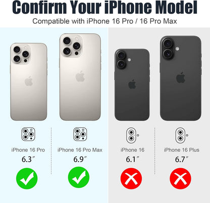 AGVEE 3+3 6 Pack for iPhone 16 Pro 6.3" / 16 Pro Max 6.9" Camera Lens Cover Protector, Bling Glitter & CD-Textured Metal Ring 9H Tempered HD Glass Camera Cover Protector Film, Glitter-Natural