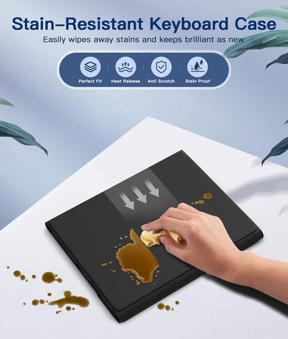 for iPad 10th Generation Case with Keyboard 10.9 Inch- Magnetic Wireless Keyboard Case with Pencil Holder Stain Proof Folio Cover for iPad (A16) 11th Gen 11 Inch 2025/10th Gen 2022 - Black