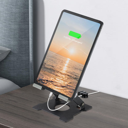 KABCON Tablet Stand,Tablet Holder for iPad,Adjustable Portable Multi Angle Desktop Stand Compatible with iPad Pro 9.7 10.5 12.9 Air Mini 1-4,Galaxy Tabs,Surface Pro Tablets,Kindle,E-Reader,Nexus