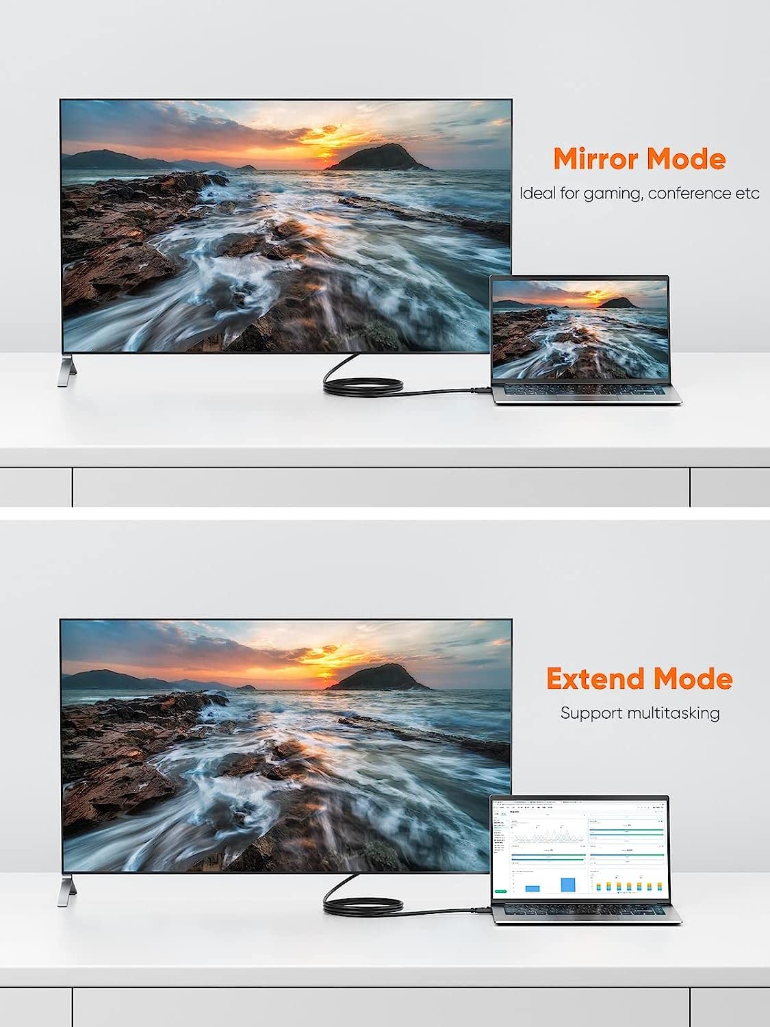 CableCreation DisplayPort to VGA Adapter Cable, 6 FT, 3-Pack, Gold Plated, 1080p@60Hz, DP Male to VGA Male, Black