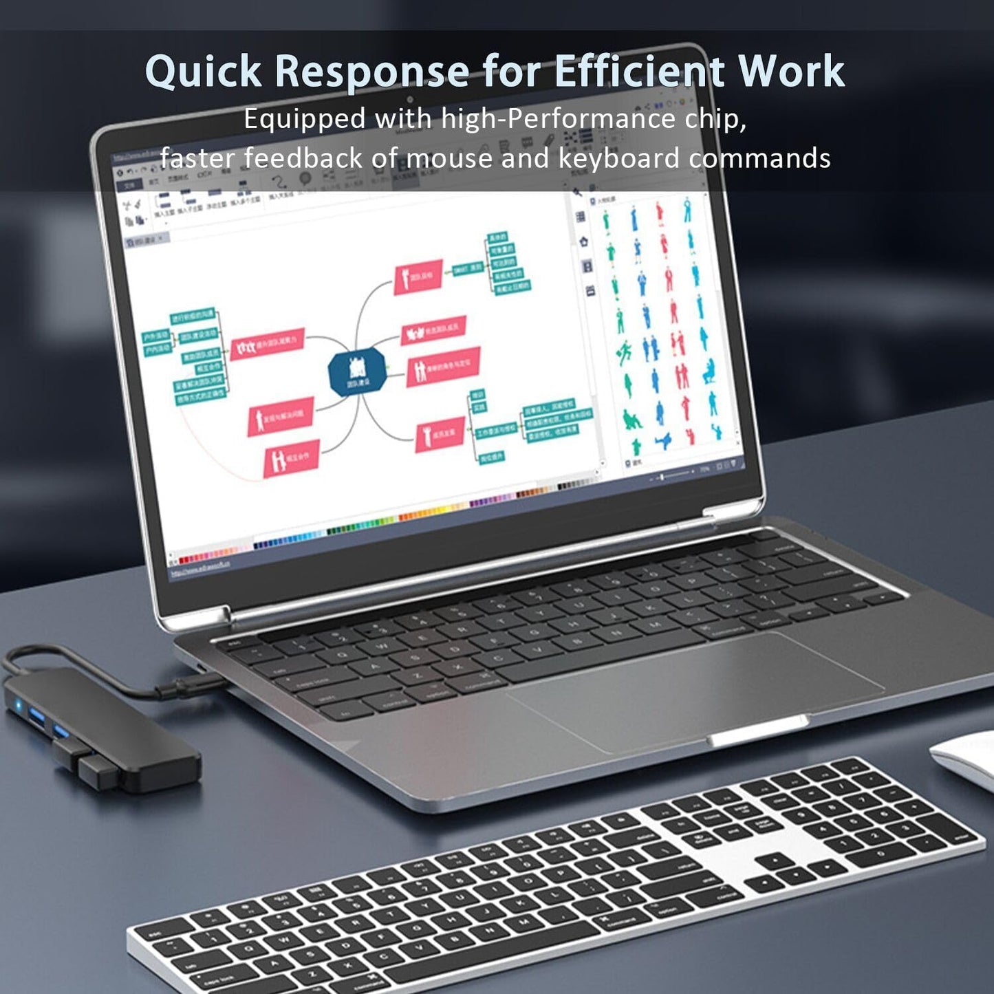 USB 3.0 Hub, VIENON 4-Port USB Hub USB Splitter USB Expander for Laptop, Xbox, Flash Drive, HDD, Console, Printer, Camera,Keyborad, Mouse(Not for Charging)