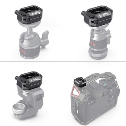 SmallRig Universal Cold Shoe Mount, Multi-Functional Shoe Adapter with Safety Release, for DSLR Camera Rig Microphone LED Light - 2797