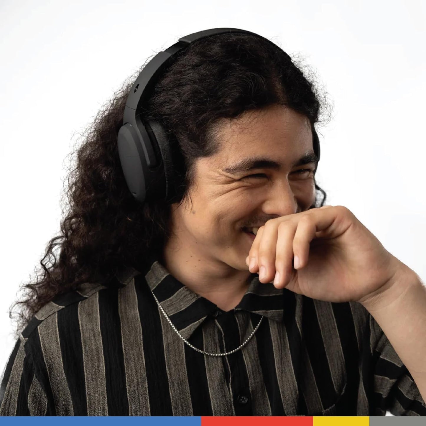 Skullcandy Crusher ANC 2 Over-Ear Noise Canceling Wireless Headphones with Sensory Bass and Charging Cable, 50 Hr Battery, Skull-iQ, Alexa Enabled, Microphone, Works with Bluetooth Devices - Black