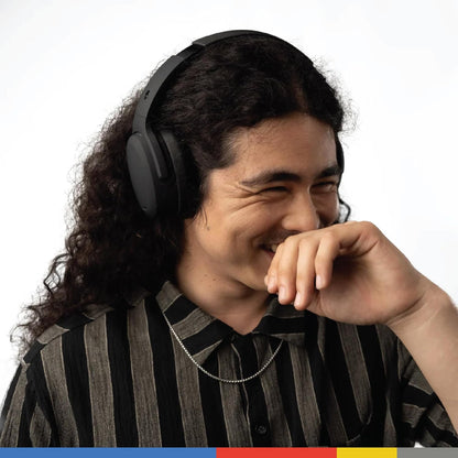 Skullcandy Crusher ANC 2 Over-Ear Noise Canceling Wireless Headphones with Sensory Bass and Charging Cable, 50 Hr Battery, Skull-iQ, Alexa Enabled, Microphone, Works with Bluetooth Devices - Black