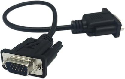CERRXIAN 1ft VGA SVGA 15 Pin HD15 Male to Female Adapter Video Monitor Extension Cable for PC Laptop TV Porjector(mf)