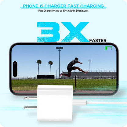 Fast Charger for iPhone 16 15, 3Pack USB C iPad Charge PD Fast Charger Block 6FT Long USB C to Type C i Phone 16 15 Charging Cable Cord for iPhone 16/16 Pro/Plus/15/15 Pro/Pro Max,iPad Pro 12.9/11inch