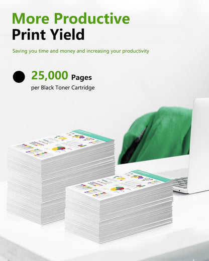 521H Toner Cartridge - 25,000 Pages Replacement for 52D1H00 Lexmark 521H Toner Cartridge with MS811dn MS711dn MS810dn MS812dn MS710 MS710n Series Printer 1-Pack