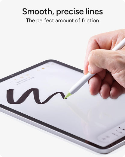 ZAGG Replacement Tips for Apple Pencil 1st Gen, 2nd Gen, & USB-C - Pack of 4, Smooth Writing, Perfect Friction, Pastel Pink, Blue, Green, & White